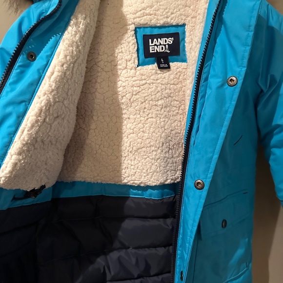 Lands'End Expedition Blue Parka - Picture 5 of 10